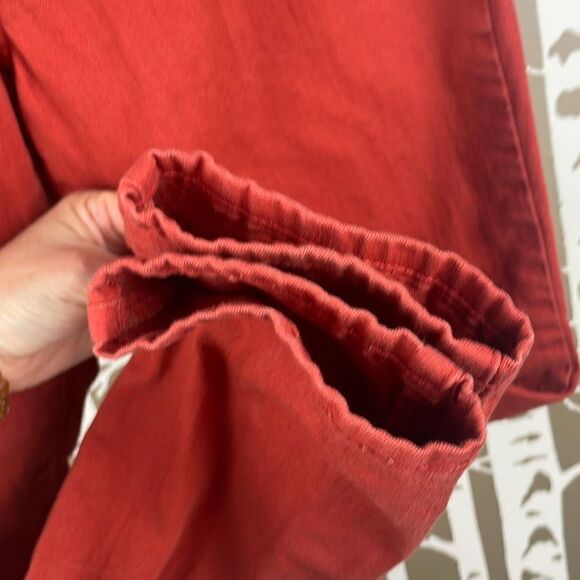 Sanctuary Rust Orange Straight Leg Ankle Jeans 28 - Picture 3 of 8